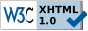 XHTML 1.0 Transitional Válido